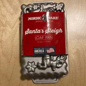 Nordic Ware Festive Silver Loaf Pan